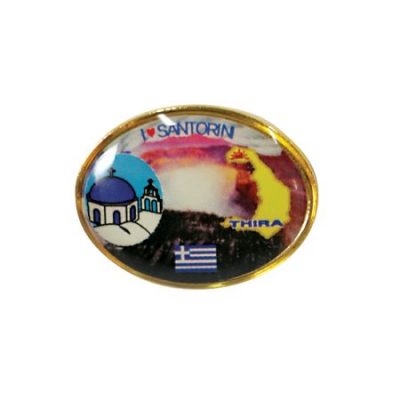 Pin Καρφίτσες Σμάλτου Σαντορίνη