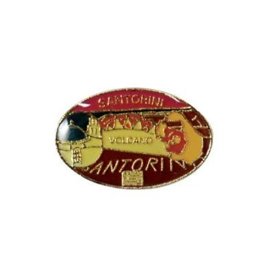 Pin Καρφίτσες Σμάλτου Ηφαίστειο Σαντορίνης