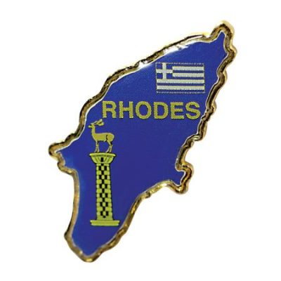 Pin Καρφίτσα Πέτου Από Σμάλτο Ρόδος