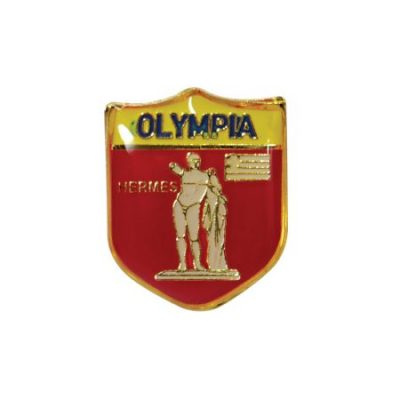 Pin Καρφίτσα Σμάλτου Ολυμπία Ερμής Κόκκινο