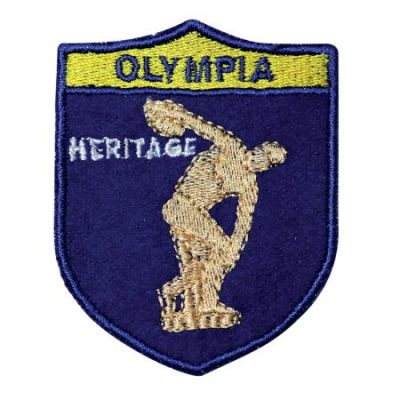 Κεντητό Θερμοκολλητικό/ Ραφτό Σήμα Ολυμπία.