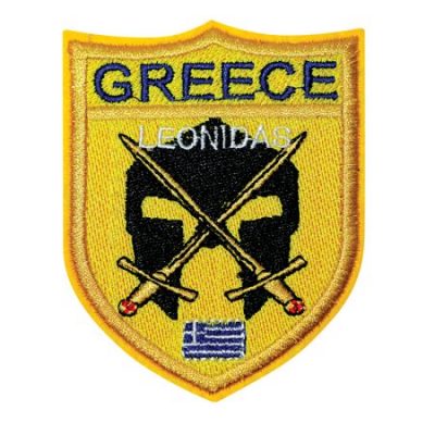Κεντητό Θερμοκολλητικό/ Ραφτό Σήμα Λεωνίδας.