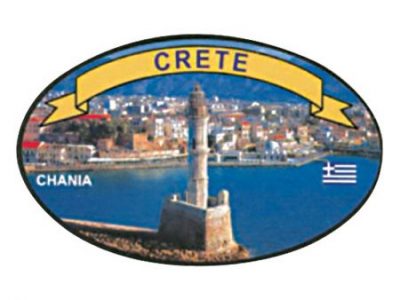 Αυτοκόλλητο Κρήτη Χανιά