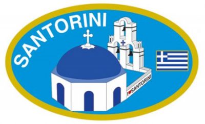 Αυτοκόλλητο Εκκλησία Σαντορίνης