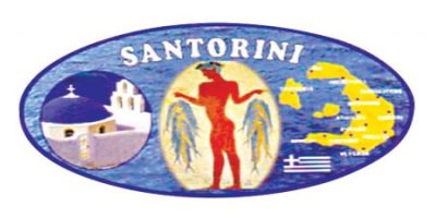 Sticker Αυτοκόλλητα Σαντορίνη