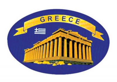 Οβάλ Sticker Αυτοκόλλητο Παρθενώνας