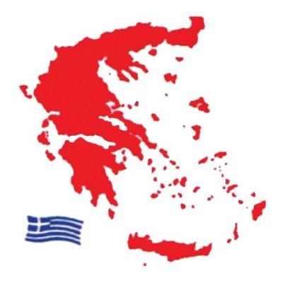 Αυτοκόλλητα Χάρτης Ελλάδος