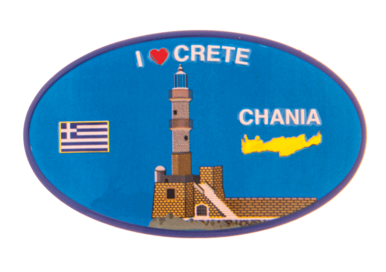 Κρήτη Χανιά οβάλ γαλάζιο