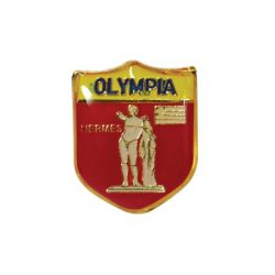 Pin Καρφίτσα Σμάλτου Ολυμπία Ερμής Κόκκινο