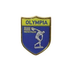 Pin Καρφίτσα Σμάλτου Ολυμπία Δισκοβόλος Μπλέ