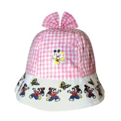 Ρόζ Βρεφικό Καπέλο Ηλίου Με Τον Mickey Mouse.