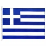 Ελληνική Σημαία Λινή Γαζωτή